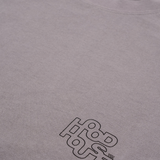 HOOD HOUSE TRIPLE STAR SS LIGHT GREY