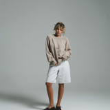 HOOD HOUSE DISTRESSED SAND KNITWEAR