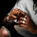 TWOJEYS SUPERSTAR KNUCKLE RING SILVER