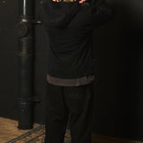 MORE AMOR FULL ZIP HOODIE BLK