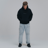 HOOD HOUSE ESSENTIAL HOODIE BLK