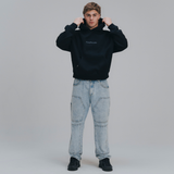 HOOD HOUSE ESSENTIAL HOODIE BLK