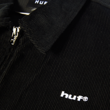HUF CORDUROY SHOP JACKET BLACK