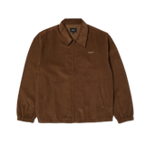 HUF CORDUROY SHOP JACKET CHOCOLATE