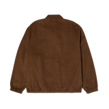 HUF CORDUROY SHOP JACKET CHOCOLATE