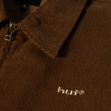 HUF CORDUROY SHOP JACKET CHOCOLATE