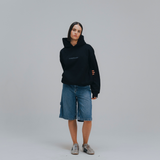 HOOD HOUSE ESSENTIAL HOODIE BLK