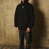 MORE AMOR SHARP SPINE HOODIE BLK