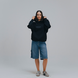 HOOD HOUSE ESSENTIAL HOODIE BLK
