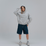HOOD HOUSE ESSENTIAL HOODIE  LIGHT GREY