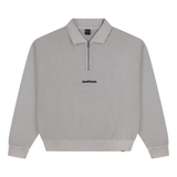 HOOD HOUSE ESSENTIAL GREY QUARTER ZIP