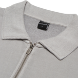 HOOD HOUSE ESSENTIAL GREY QUARTER ZIP