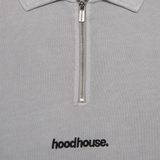 HOOD HOUSE ESSENTIAL GREY QUARTER ZIP