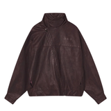 CHOCO "WINDY" PU LEATHER JACKET