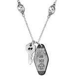 TWOJEYS MOTEL NECKLACE SILVER