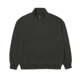 HUF ARCH ENZIME QUARTER ZIP FLEECE VINTAGE BLACK
