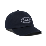 HUF ATELIER CREST 6-PANEL CURVED VISOR HAT NAVY