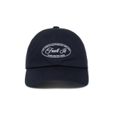 HUF ATELIER CREST 6-PANEL CURVED VISOR HAT NAVY