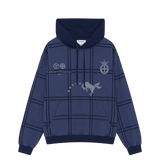 YUXUS AUREN HOODIE BLUE