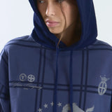 YUXUS AUREN HOODIE BLUE