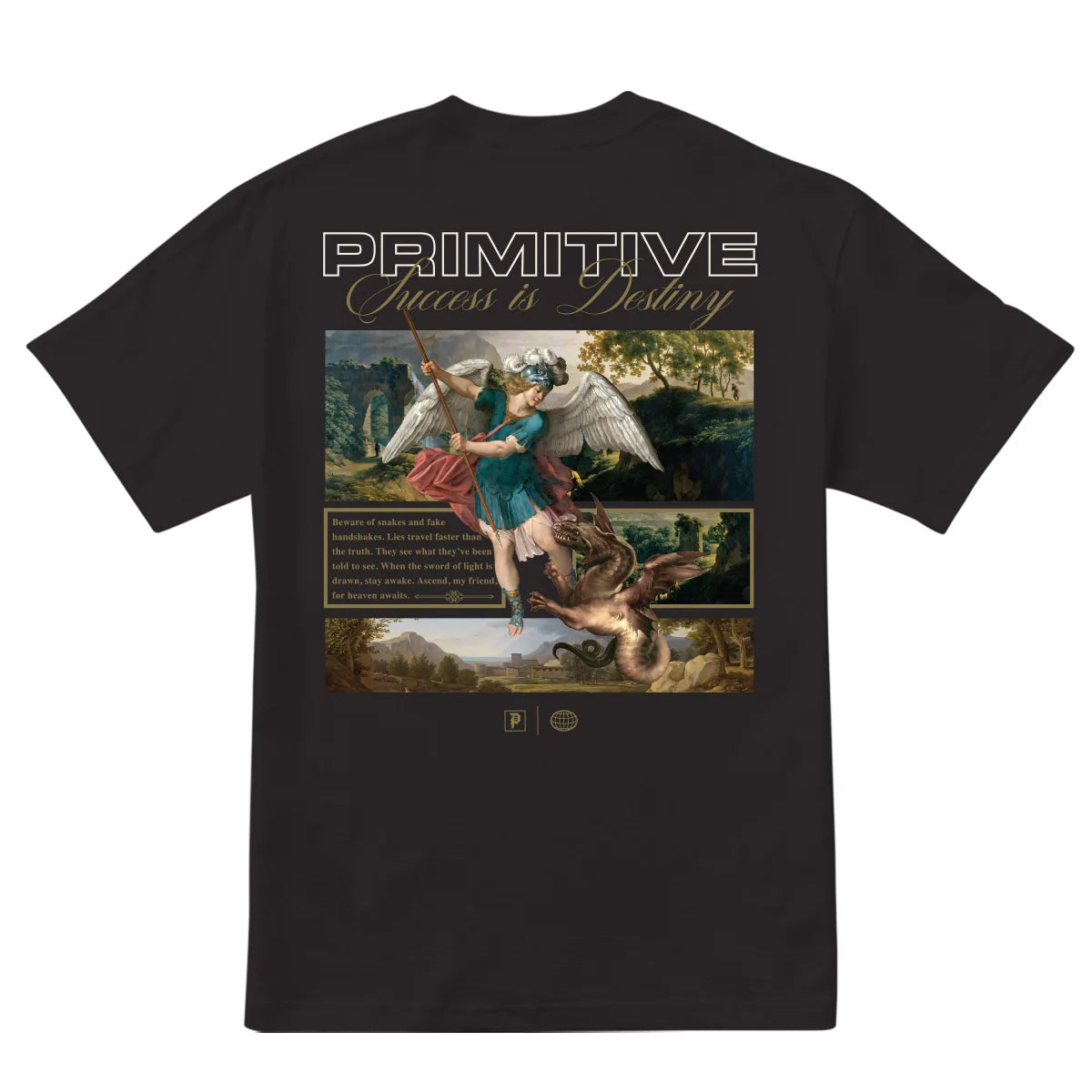 PRIMITIVE ASCEND HW TEE BLACK