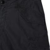 OBEY BAGGY CARGO PANT BLACK FADED WASH