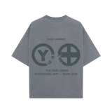 YUXUS BRACE T-SHIRT DARK GREY