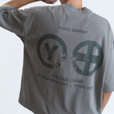 YUXUS BRACE T-SHIRT DARK GREY