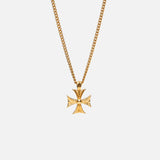 CAS DEIÀ DEIÀ CROSS NECKLACE GOLD