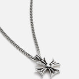 CAS DEIÀ DEIÀ CROSS NECKLACE SILVER
