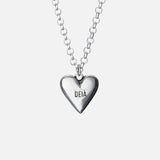 CAS DEIÀ DEIÀ HEART NECKLACE SILVER