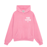 YUXUS CHANT HOODIE PINK