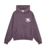 YUXUS CREW HOODIE DARK MAUVE