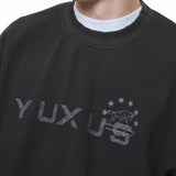 YUXUS SALUTE "WINDY" CREWNECK
