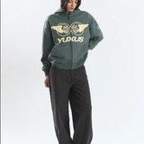 YUXUS VANE ZIP GREEN