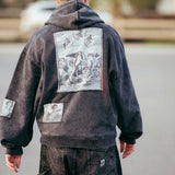 PRIMITIVE CENTURY HW ZIP HOODIE BLACK
