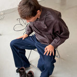 CHOCO "WINDY" PU LEATHER JACKET