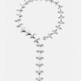 CAS DEIÀ DEEP BLUE NECKLACE SILVER
