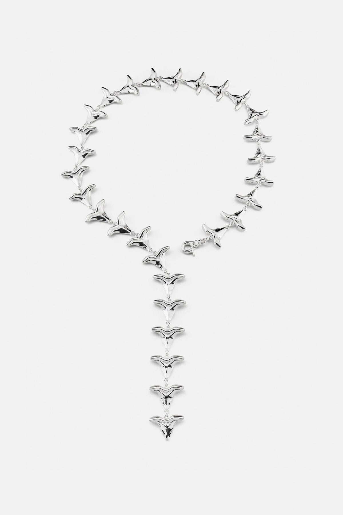 CAS DEIÀ DEEP BLUE NECKLACE SILVER