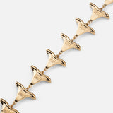 CAS DEIÀ DEEP BLUE NECKLACE GOLD