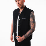 HOOD HOUSE VEST BLK