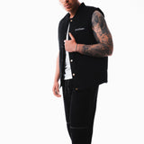 HOOD HOUSE VEST BLK