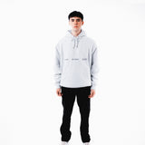 HOOD HOUSE TRIPLE LOGO HOODIE GREY HEATHER