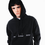 HOOD HOUSE TRIPLE LOGO HOODIE BLK