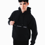 HOOD HOUSE TRIPLE LOGO HOODIE BLK