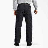 Dickies Relaxed Fit Sanded Duck Carpenter Pants RINSED BLK