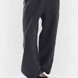 YUXUS FELT SWEATPANTS BLACK