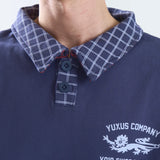 YUXUS FLAT POLO BLUE