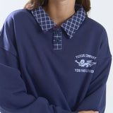 YUXUS FLAT POLO BLUE