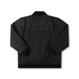 FORMER AG VARSITY JACKET BLACK DENIM